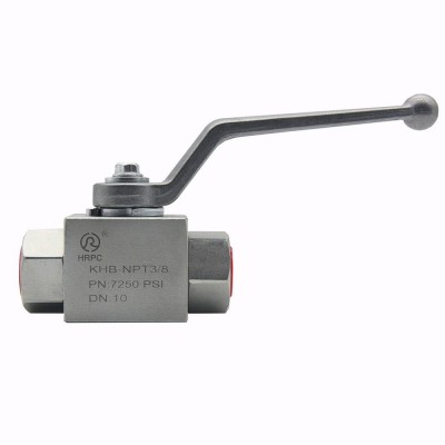 ningbo 2 way high pressure npt 3/8 ball valve