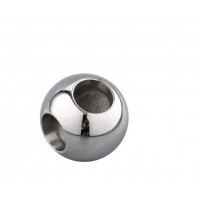 DN25-DN300 L through way stainlesssteel valve ball as customized