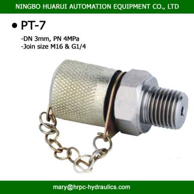 hydraulic fitting pressure test point