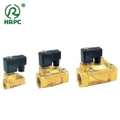 Steam type two position two way solenoid valve